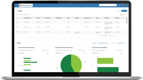 Leave Management Solution Device Screenshot