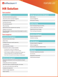 HR Solution Feature List Cover