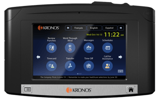 UKG InTouch Device Screenshot