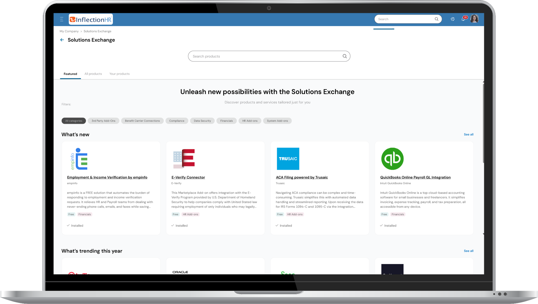Solutions Exchange Device Screenshot