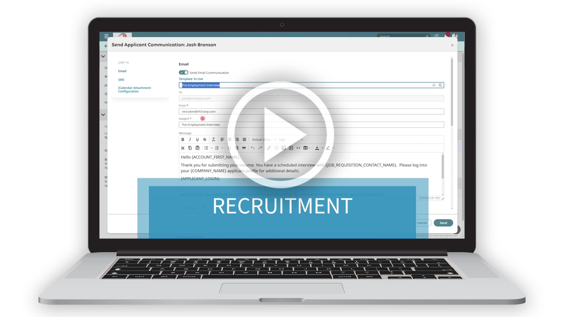 Recruitment Software Demo Video